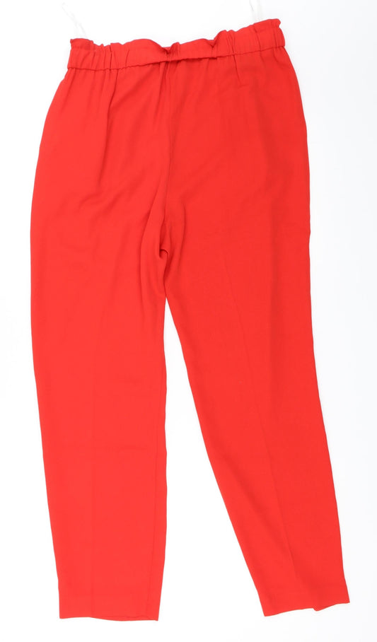 Primark Womens Red   Trousers  Size 12 L28 in