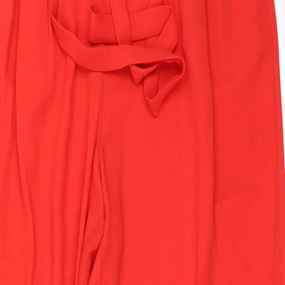 Primark Womens Red   Trousers  Size 12 L28 in