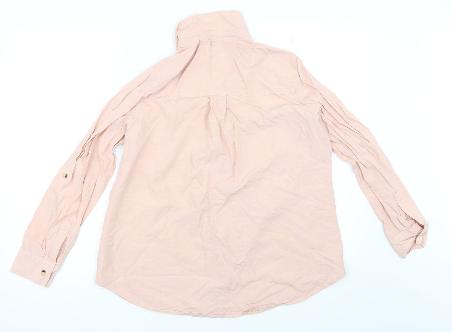 Womens UK Size 8 Dorothy Perkins Pink Basic Button-Up