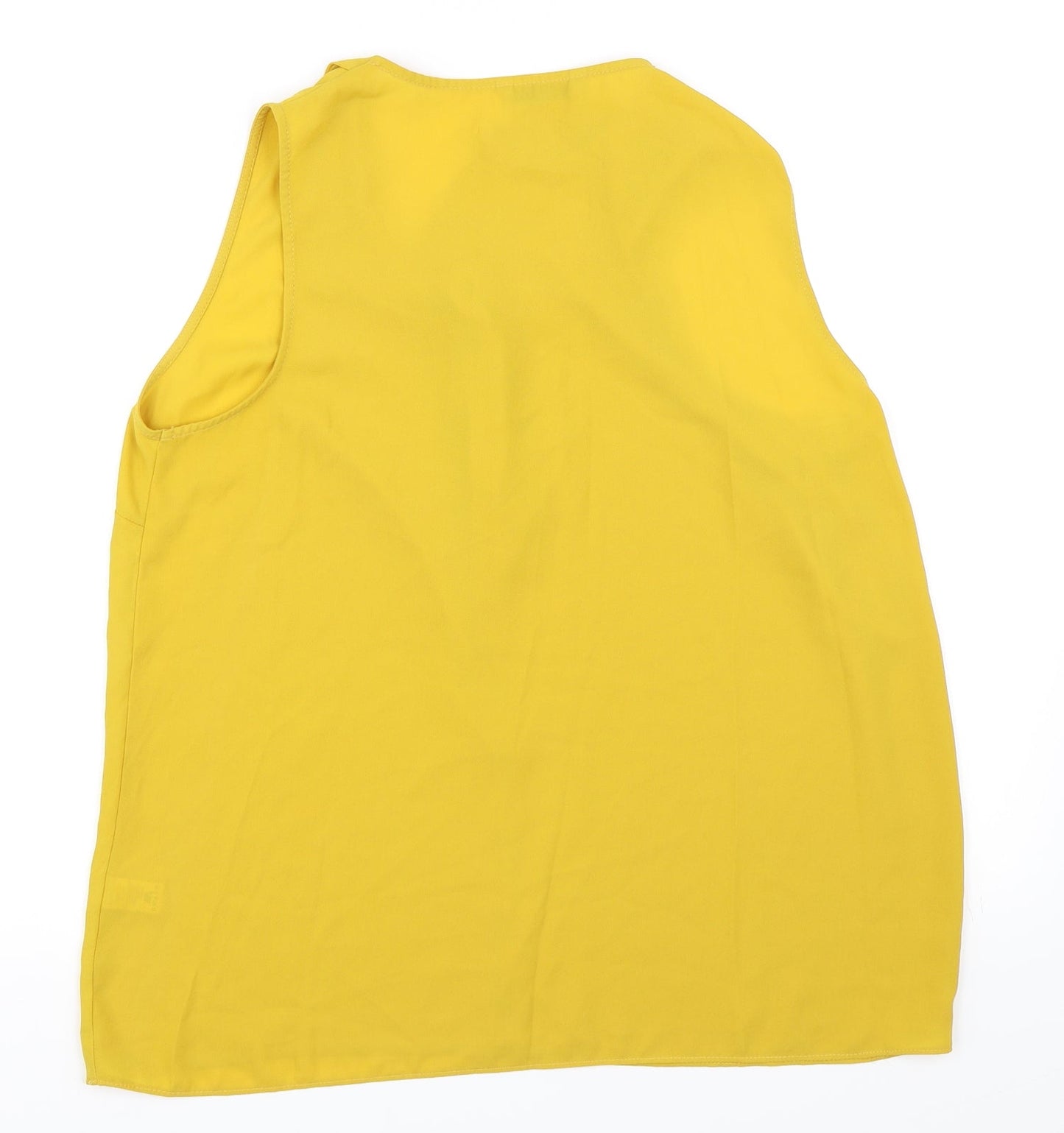 TU Womens Yellow   Basic Blouse Size 16