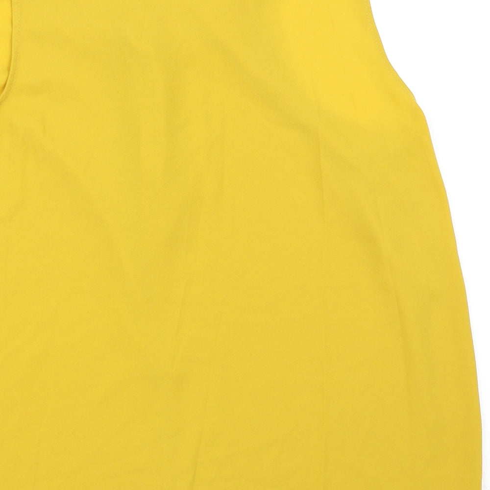 TU Womens Yellow   Basic Blouse Size 16