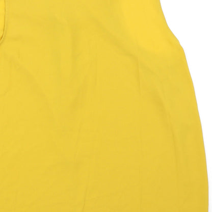 TU Womens Yellow   Basic Blouse Size 16