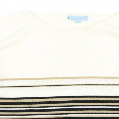 Atmosphere Womens Beige   Pullover Jumper Size 12