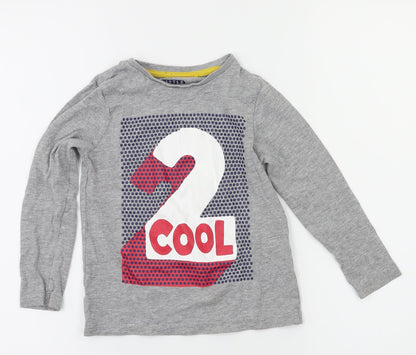 TU Boys Grey Houndstooth  Basic Casual Size 3-4 Years