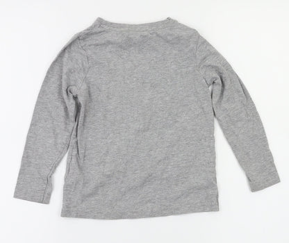 TU Boys Grey Houndstooth  Basic Casual Size 3-4 Years