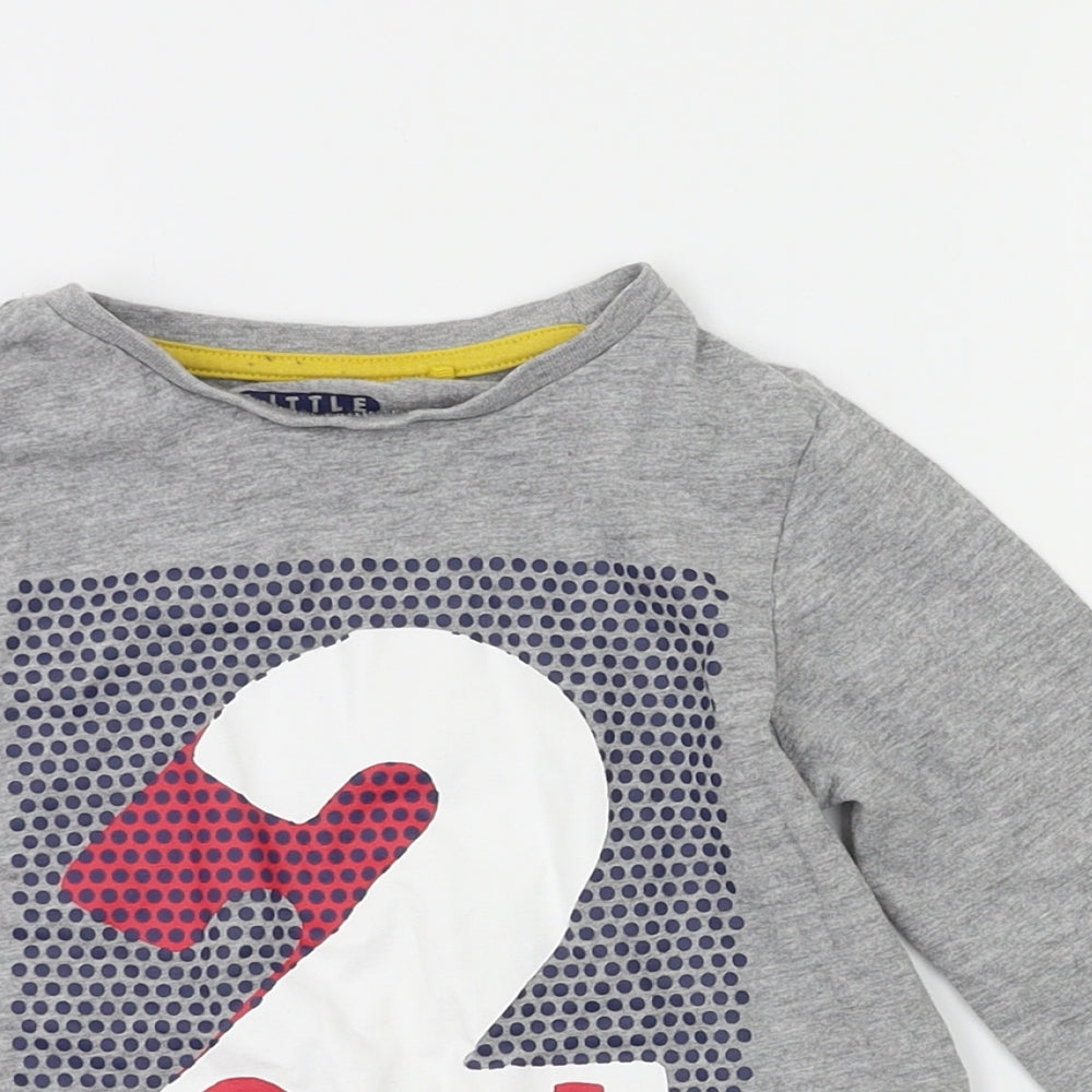 TU Boys Grey Houndstooth  Basic Casual Size 3-4 Years