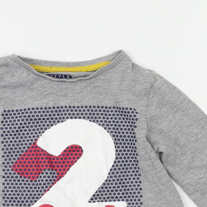 TU Boys Grey Houndstooth  Basic Casual Size 3-4 Years