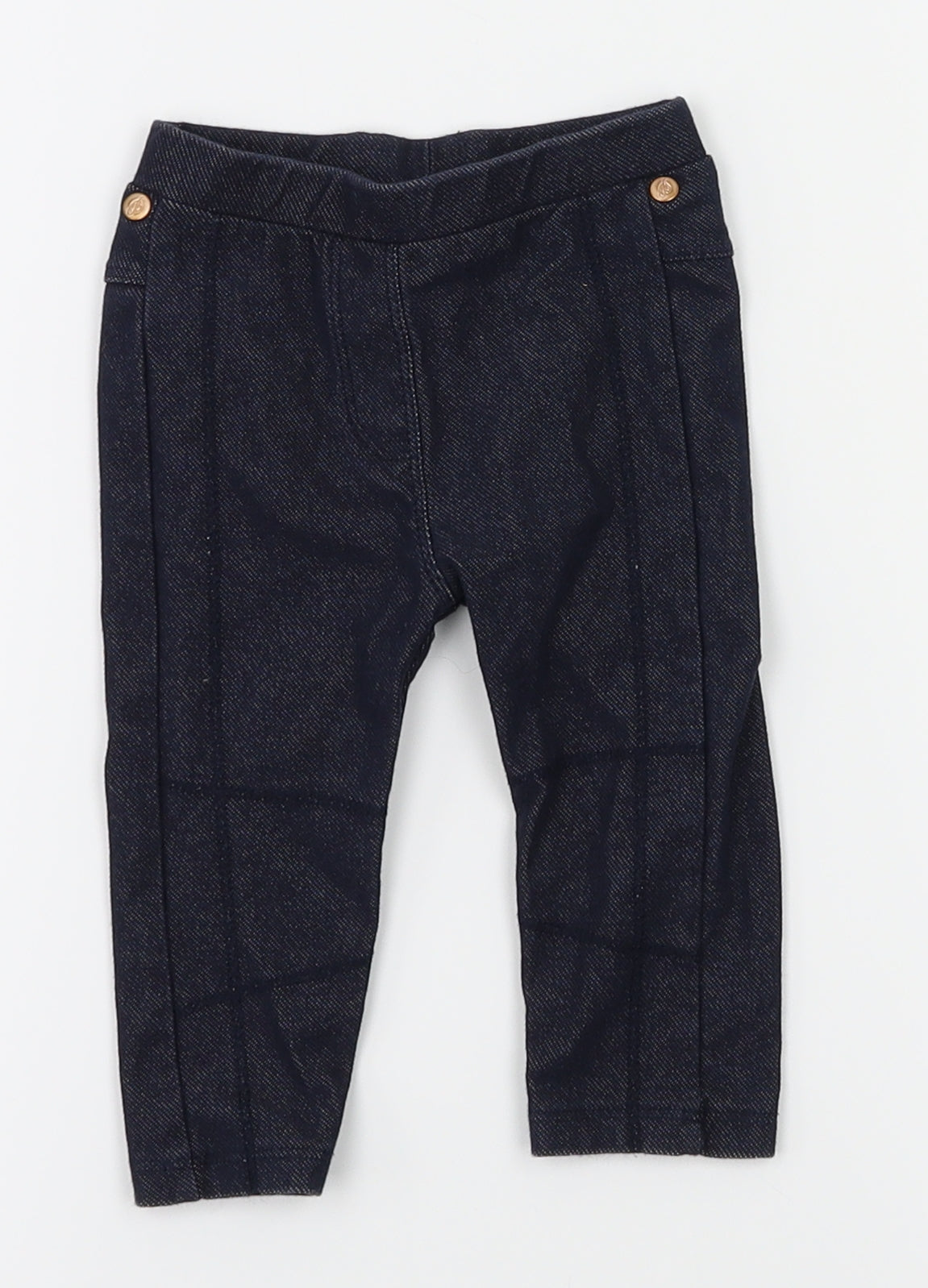 Debenhams Girls Blue   Cargo Jeans Size 6-9 Months