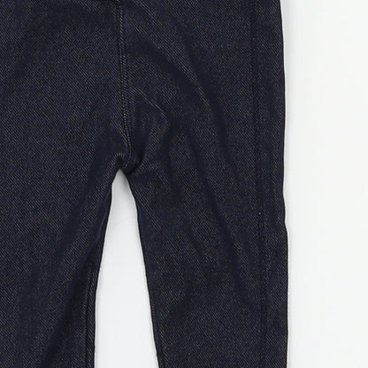 Debenhams Girls Blue   Cargo Jeans Size 6-9 Months
