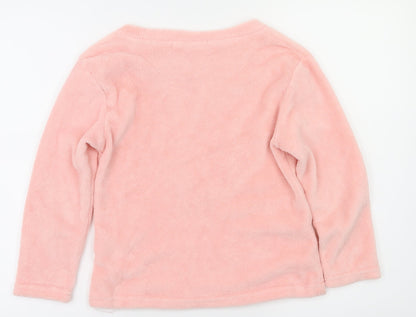 just like you  Girls Pink Animal Print  Top Pyjama Top Size 8-9 Years