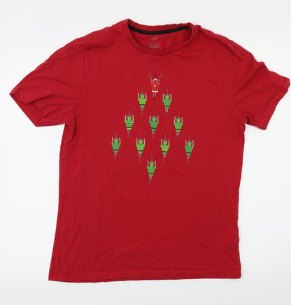 m&s Womens Purple   Basic T-Shirt Size S