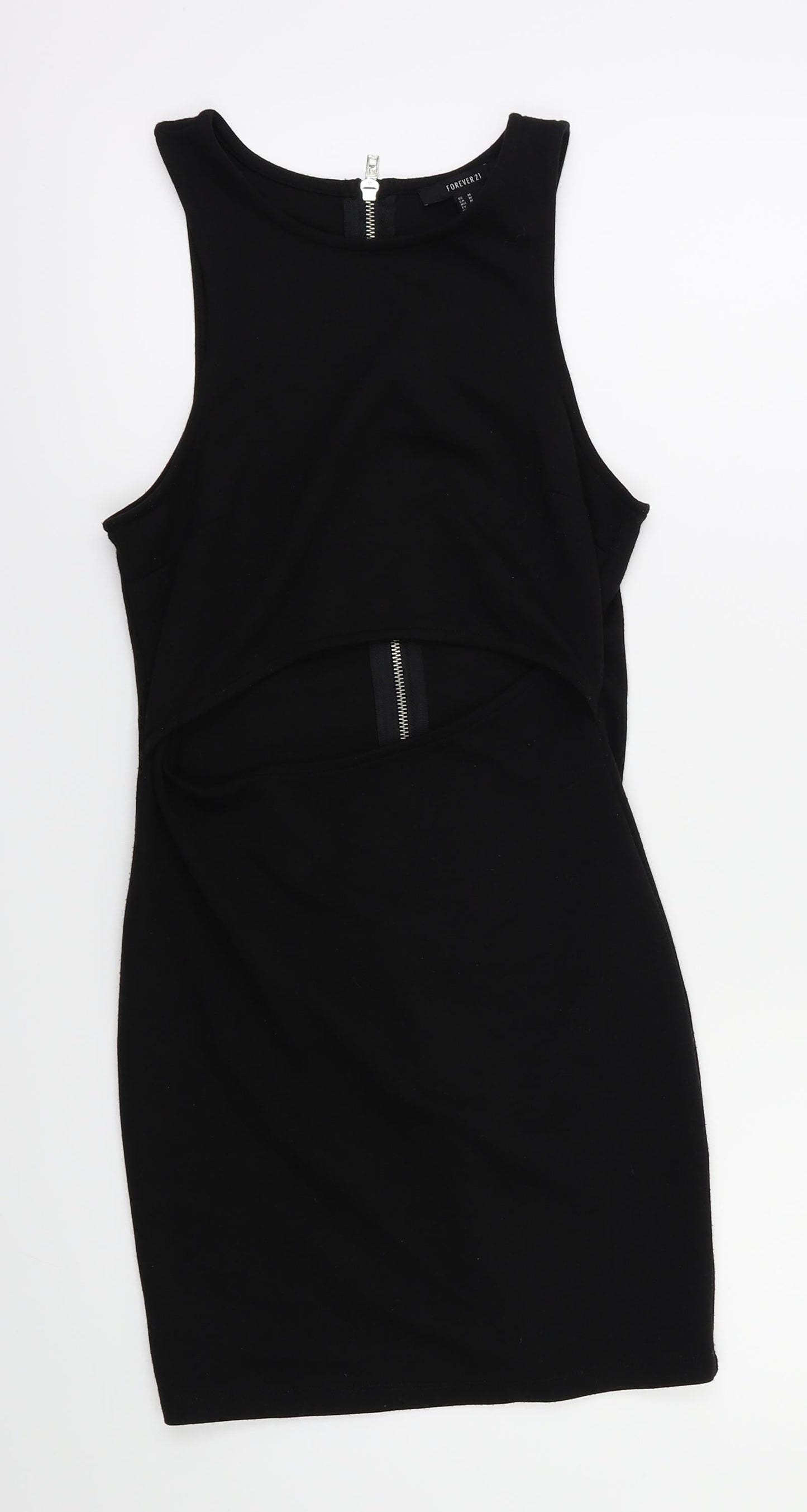 FOREVER 21 Womens Black   A-Line  Size M