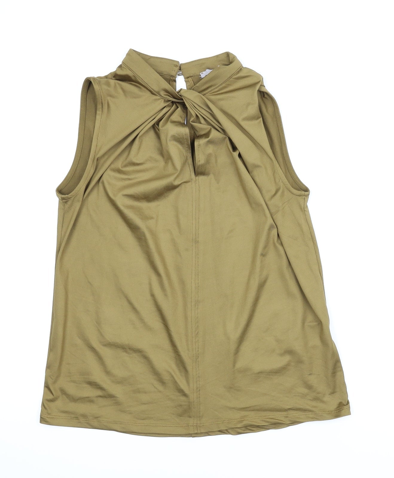 Womens UK Size XS H&M Green Basic Blouse