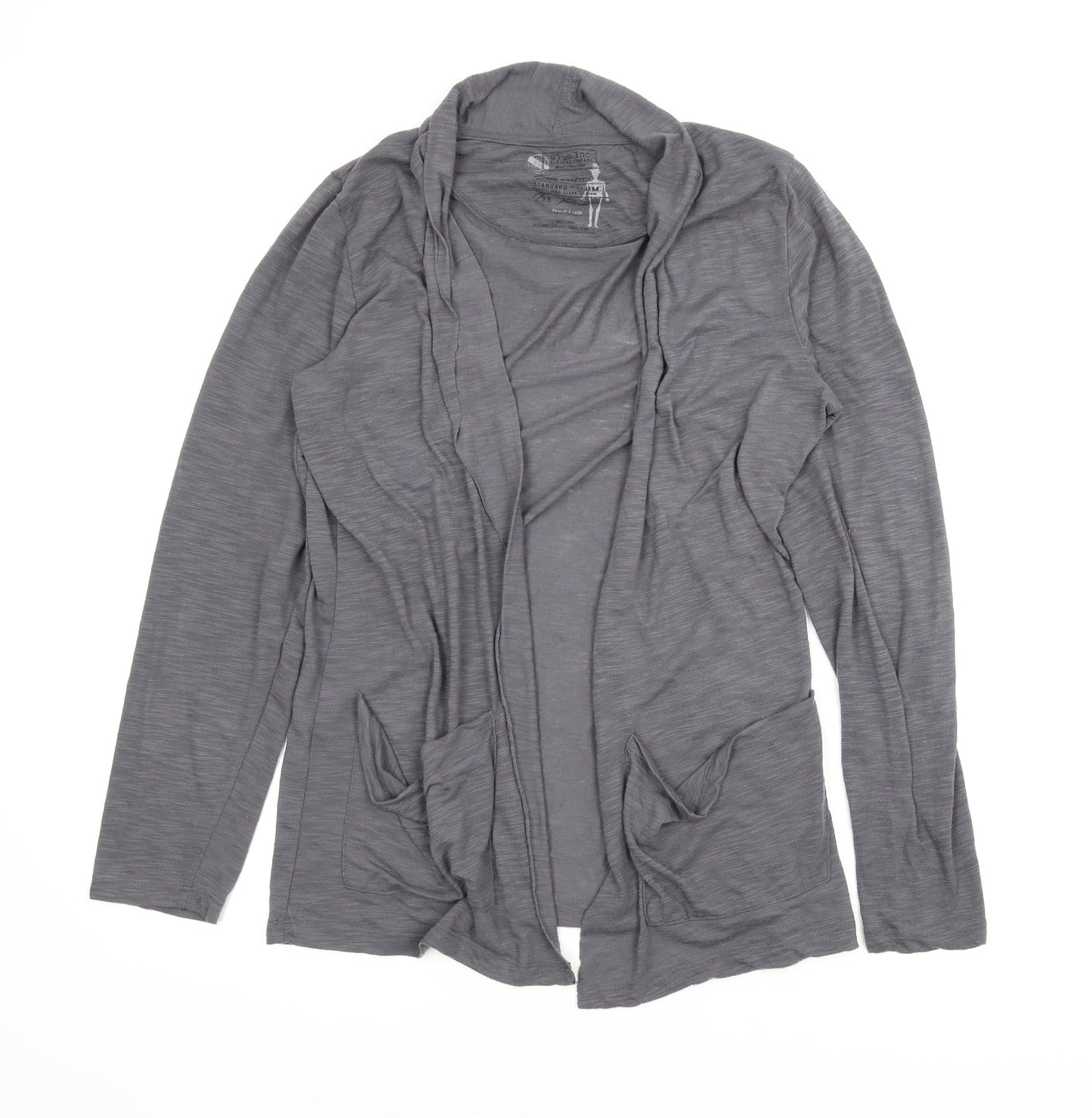Blue Inc Womens Grey   Cardigan Jumper Size M