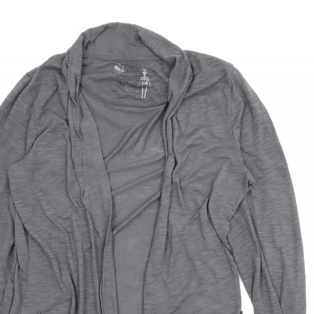 Blue Inc Womens Grey   Cardigan Jumper Size M