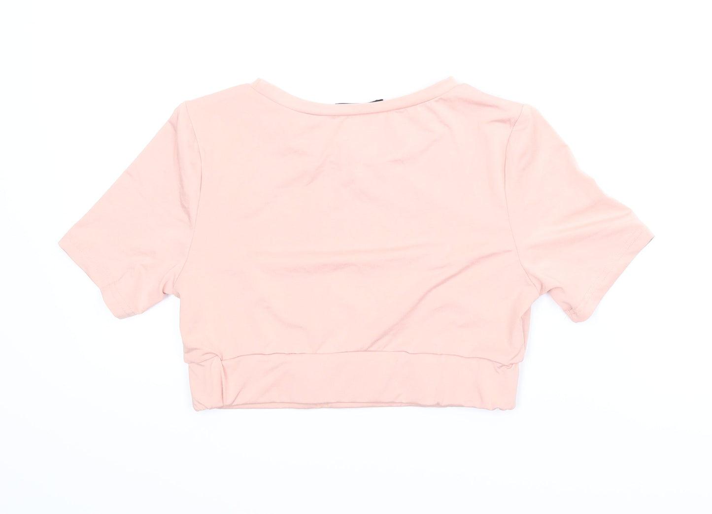 SheIn Womens Pink   Cropped Blouse Size M