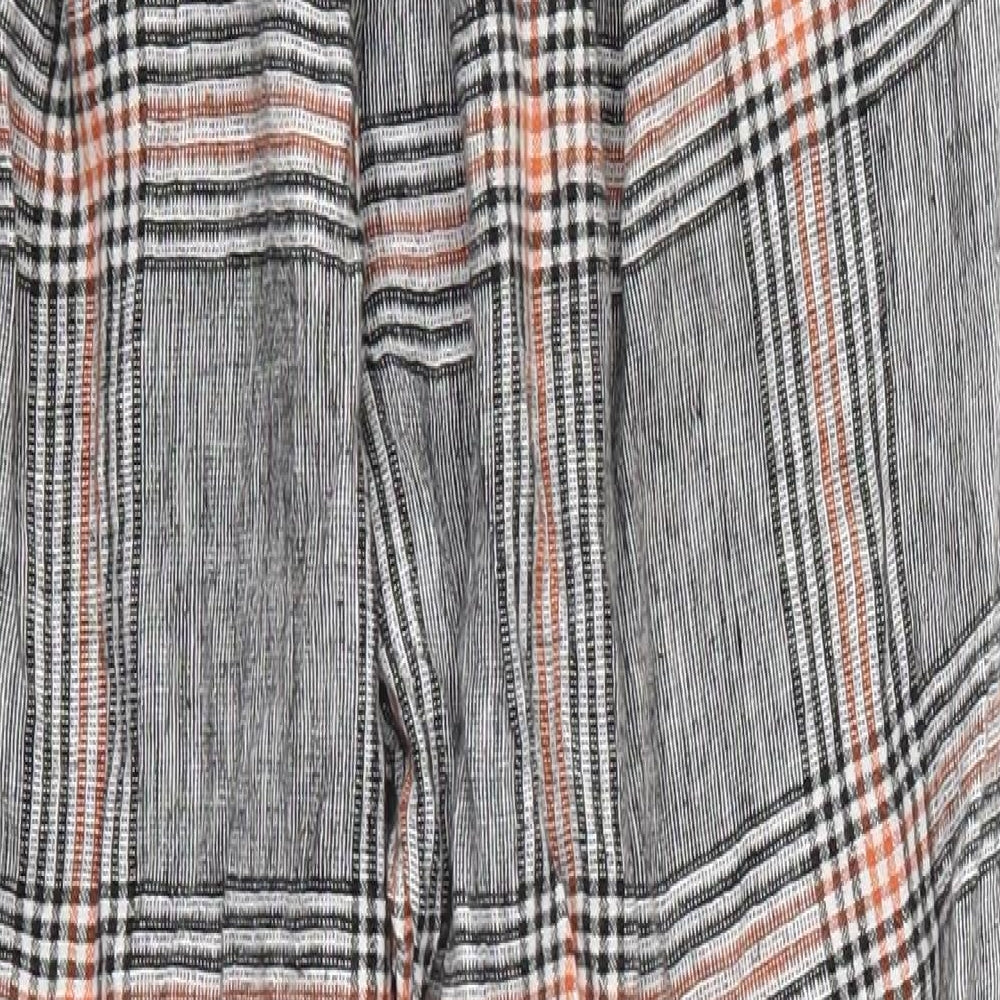 Womens UK Size S Bershka Regular Fit  Grey Trousers