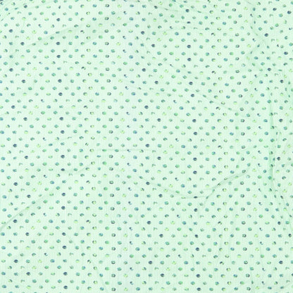 Mens UK Size L Olymp Green  Button-Up Short Sleeve Casual Shirt