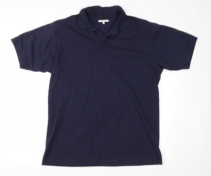 Heritage Mens Blue    Polo Size L