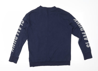 H&M Girls Blue   Pullover Sweatshirt Size 13-14 Years