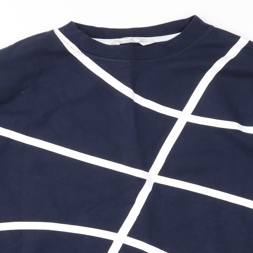 H&M Girls Blue   Pullover Sweatshirt Size 13-14 Years