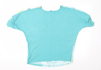 Womens UK Size 8 NEXT Green Basic Blouse