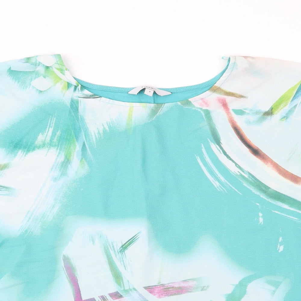 Womens UK Size 8 NEXT Green Basic Blouse