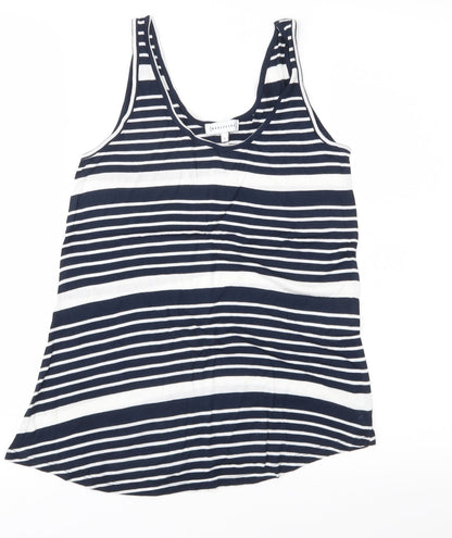 Womens UK Size 8 Warehouse Blue Basic Tank