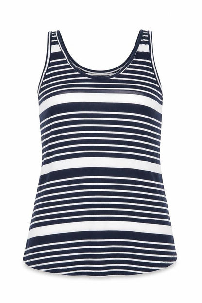 Womens UK Size 8 Warehouse Blue Basic Tank