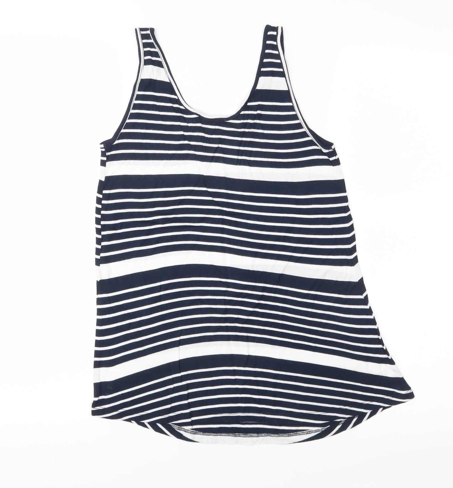 Womens UK Size 8 Warehouse Blue Basic Tank