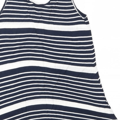 Womens UK Size 8 Warehouse Blue Basic Tank