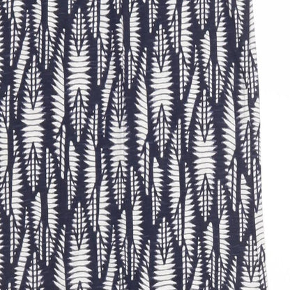 NEXT Womens Blue Geometric Jersey Shift  Size 6