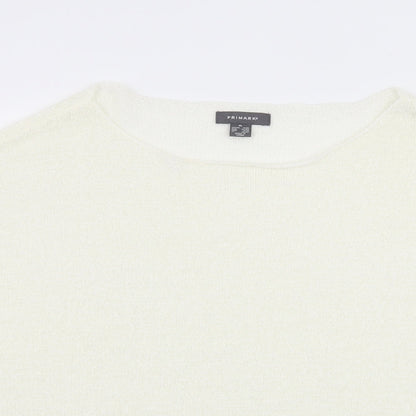 Primark Womens White  Knit Pullover Jumper Size 18