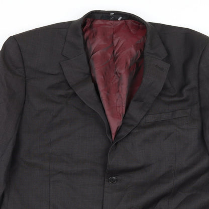 Altamoda Mens Grey   Jacket Suit Jacket Size XL