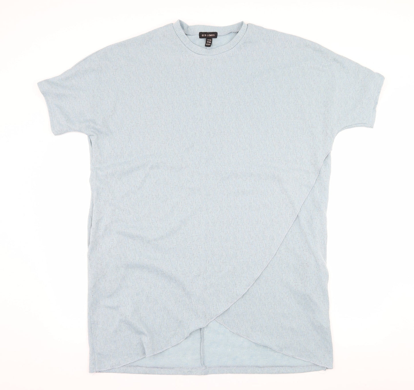 QED London Womens Blue  Jersey T-Shirt Dress  Size S