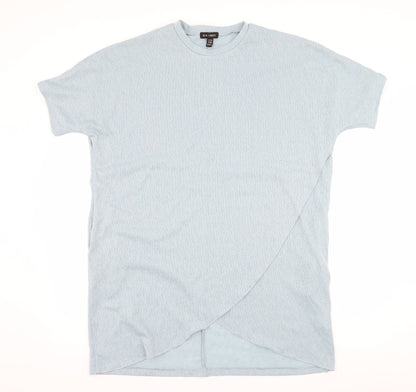 QED London Womens Blue  Jersey T-Shirt Dress  Size S