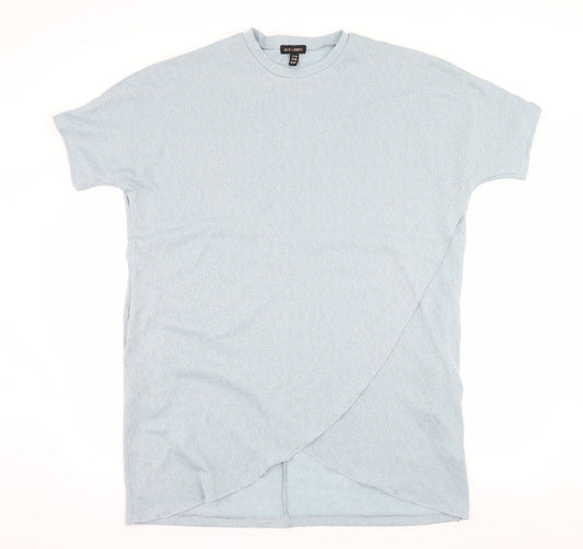 QED London Womens Blue  Jersey T-Shirt Dress  Size S