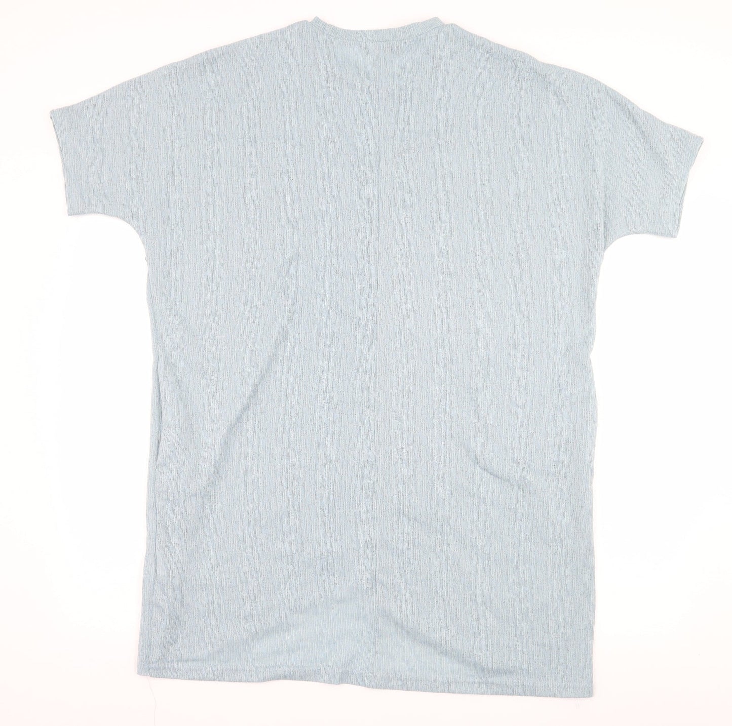 QED London Womens Blue  Jersey T-Shirt Dress  Size S