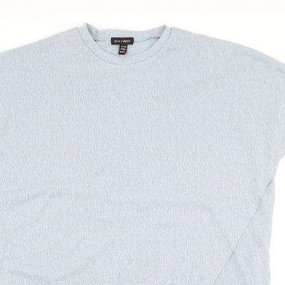 QED London Womens Blue  Jersey T-Shirt Dress  Size S