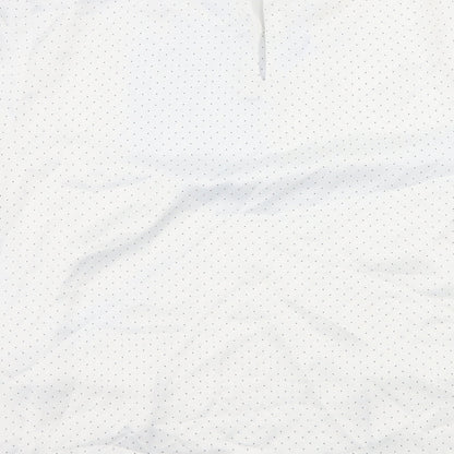 Womens UK Size L Mango White Basic Blouse