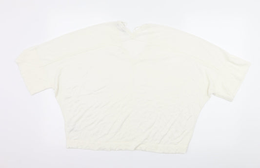 Preworn Womens Ivory  Knit Pullover Jumper Size S