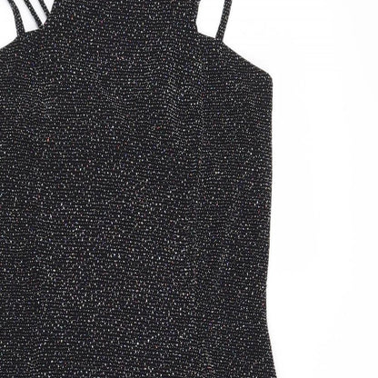 Preworn Womens Black   Bodycon  Size 14
