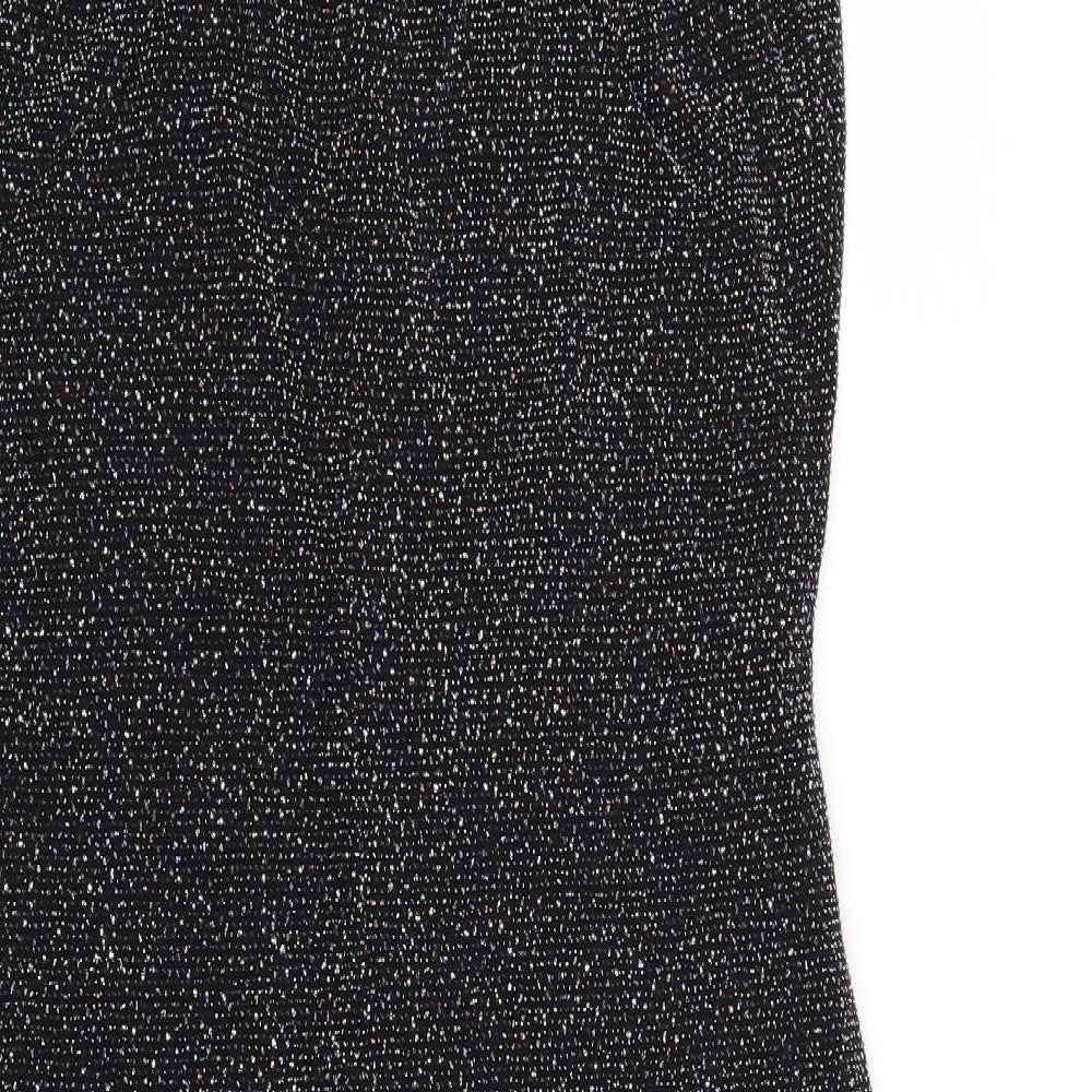 Preworn Womens Black   Bodycon  Size 14