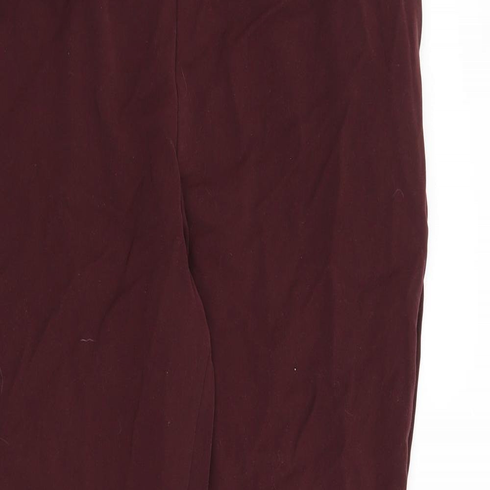 Womens UK Size 34 in Preworn Regular Fit  Red Trousers