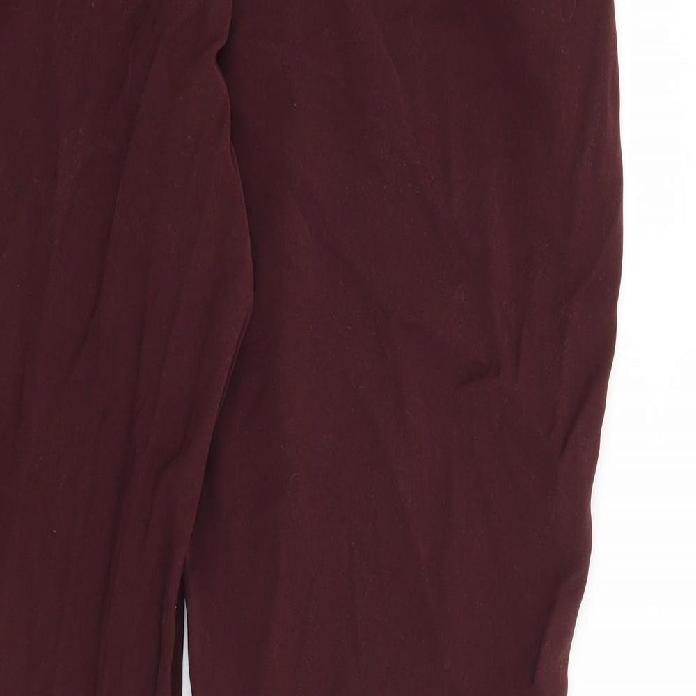 Womens UK Size 34 in Preworn Regular Fit  Red Trousers