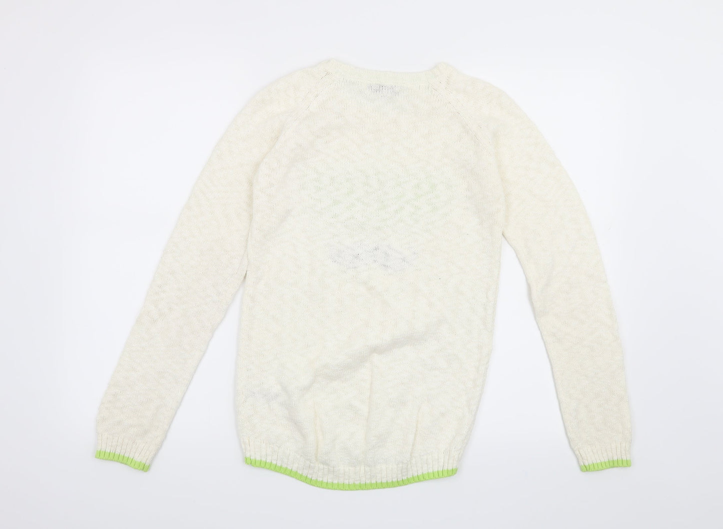 George Girls Beige   Pullover Jumper Size 12-13 Years  - Face