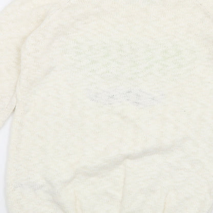George Girls Beige   Pullover Jumper Size 12-13 Years  - Face