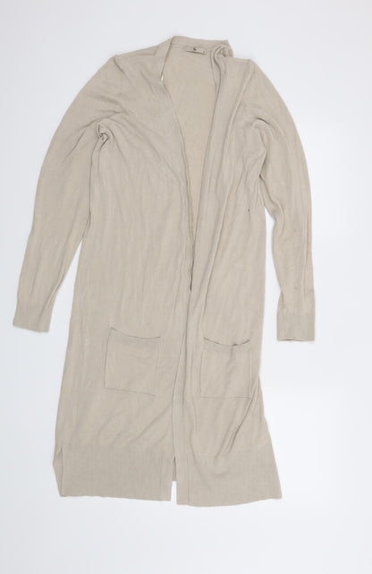 TU Womens Beige   Cardigan Jumper Size M