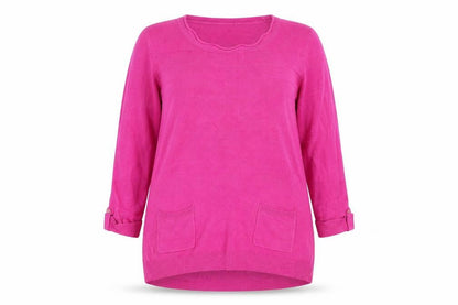 F&F Womens Pink Striped  Pullover Jumper Size 10