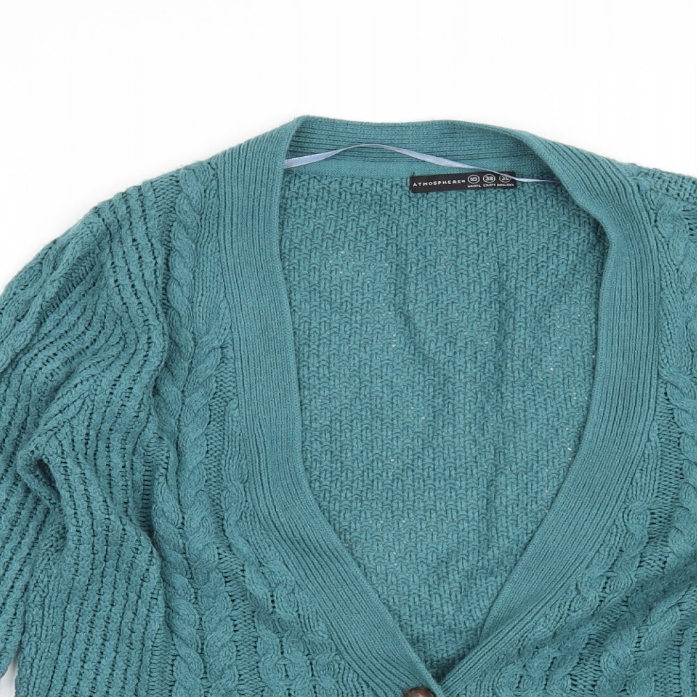 Atmosphere Womens Green   Cardigan Jumper Size 10
